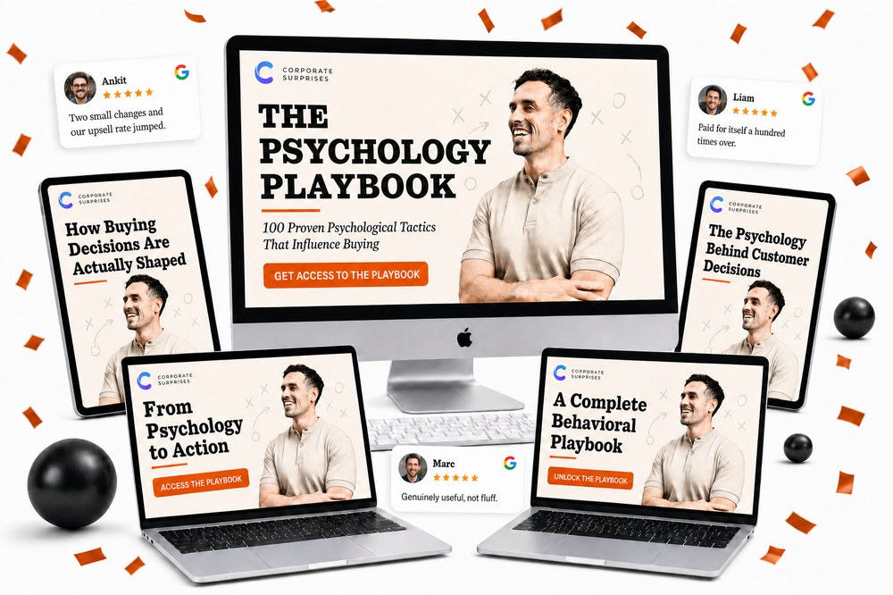 The Psychology Playbook on every device, with five-star reviews